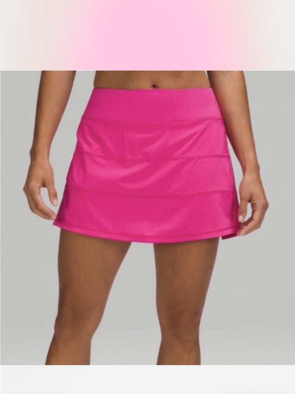lululemon athletica Bright Pink Athletic Skort